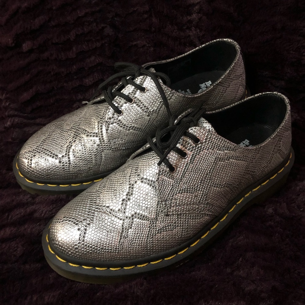RARE Doc Martens Oxford, laced, shoe Snake/Python